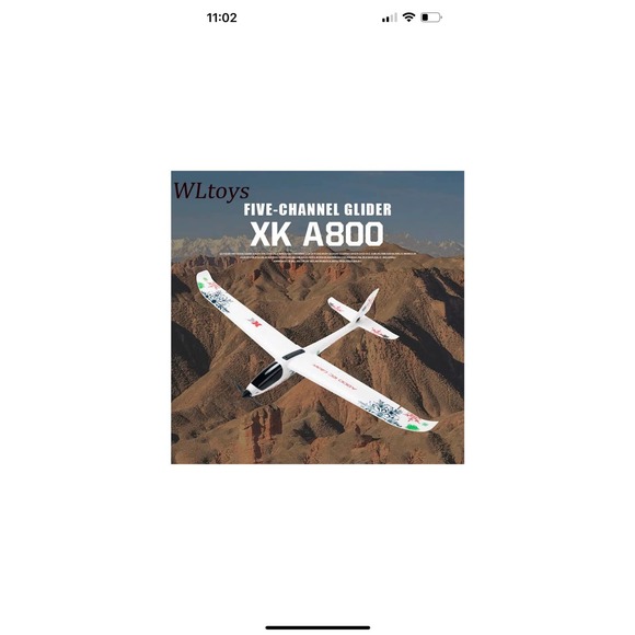 Original WLtoys 2018 New A600 F949 Update version A800 5CH 3D6G System Plane RC - Picture 4 of 5